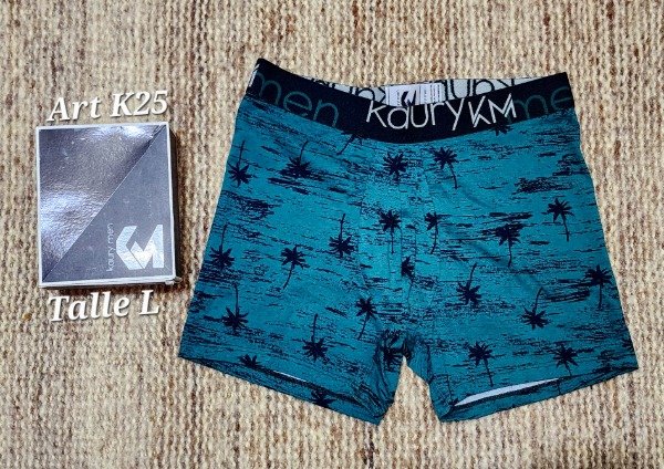 Producto - Boxer de Hombre Kaury K-25 Talle L Verde Ingles