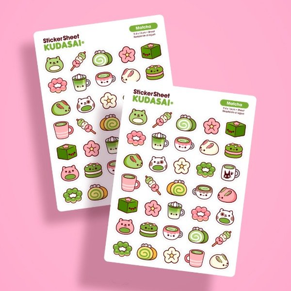 Producto - Sticker Sheet - Matcha - 1