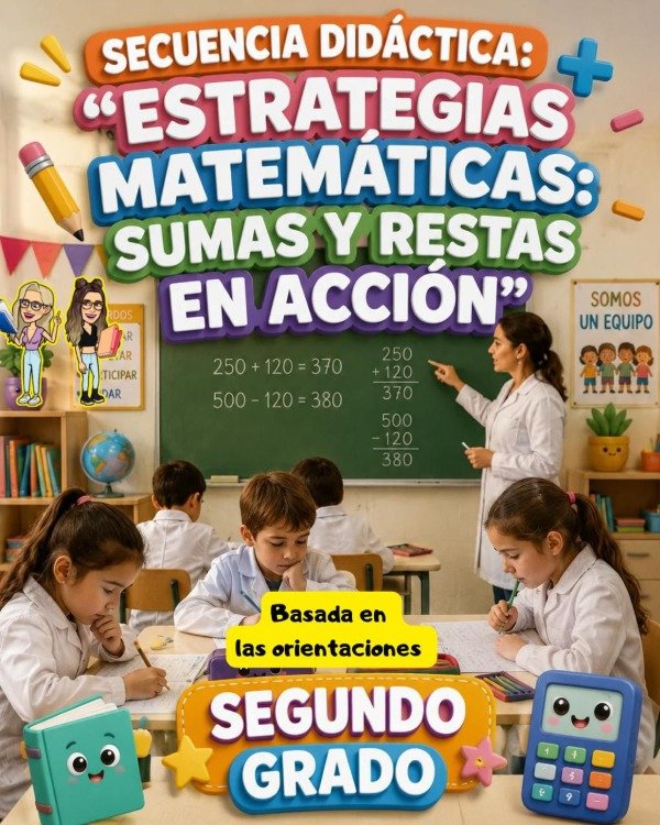 Producto - SD. ESTRATEGIAS MATEMÁTICAS. SUMAS Y RESTAS EN ACCIÓN. SEGUNDO GRADO