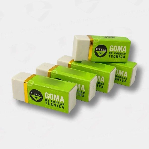 Producto - Goma Lapiz Pizzini Tecnica GT44 Pack X5 Unidades - 0