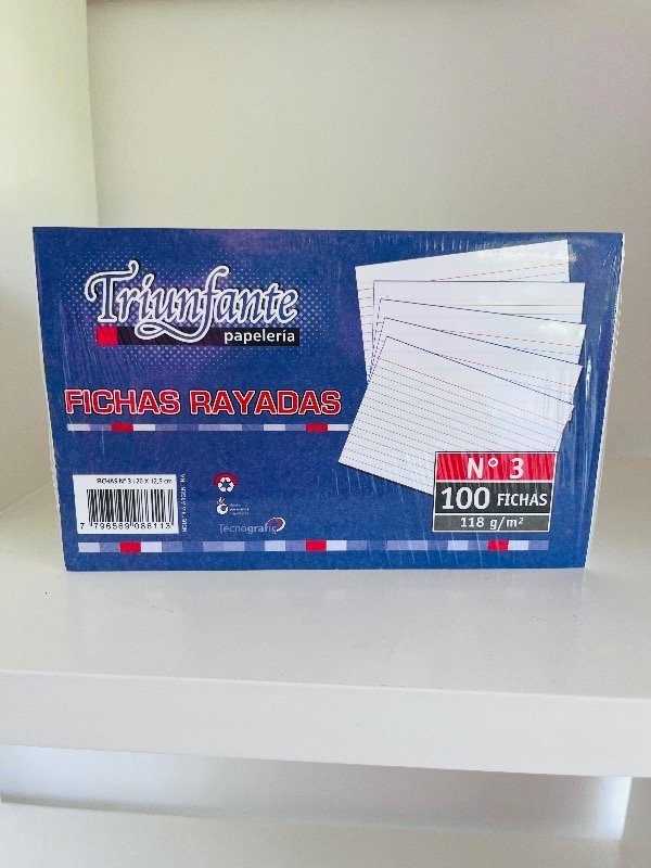 Producto - Fichas Rayadas N3 Triunfante