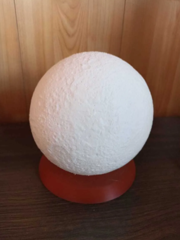 Producto - Luna 30cm Luz Led Blanco Lámpara Velador Decoración 3d