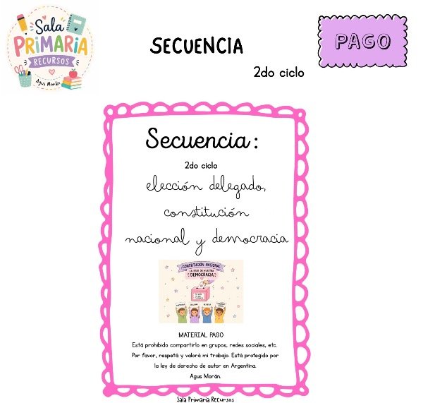 Producto - Elección de delegado, democracia y constitución nacional