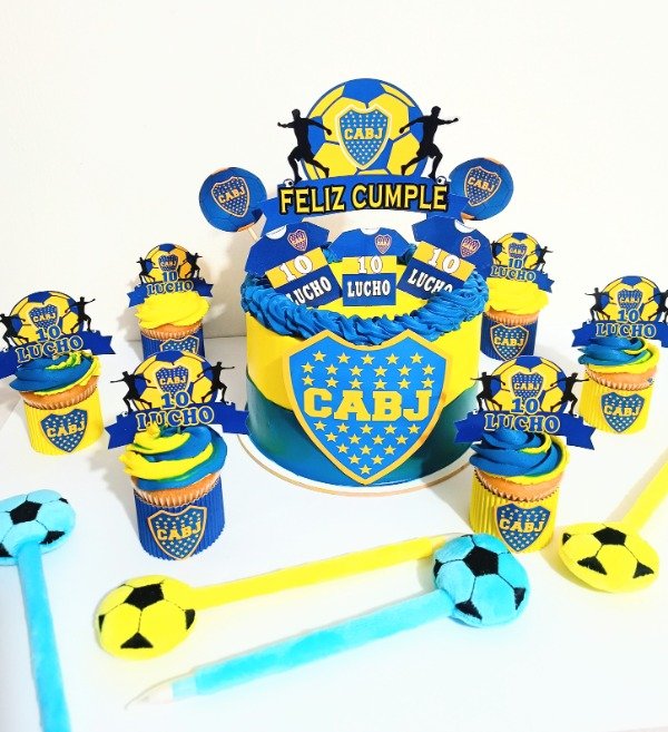 Producto - Cupcakes boca juniors x docena