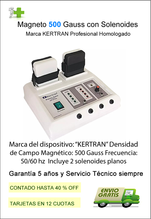 Producto - Magneto 500 Gauss KERTRAN con dos Solenoides Planos