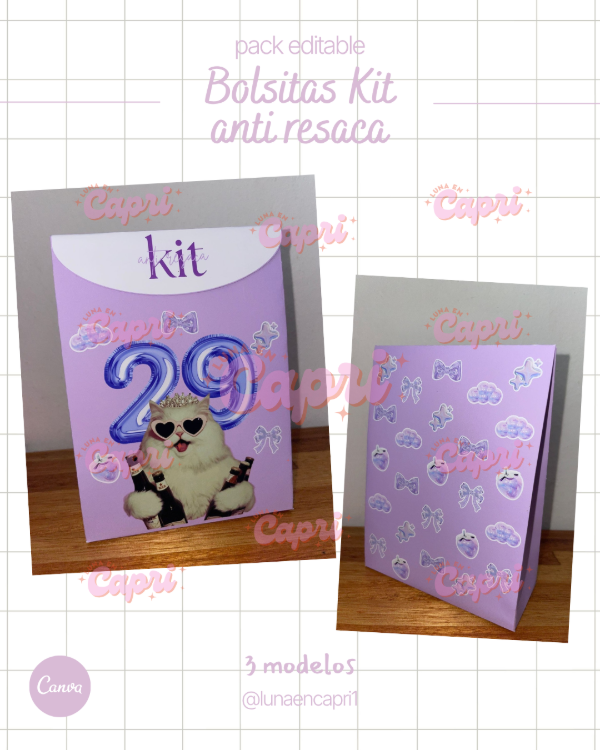 Producto - Bolsitas Kit anti resaca