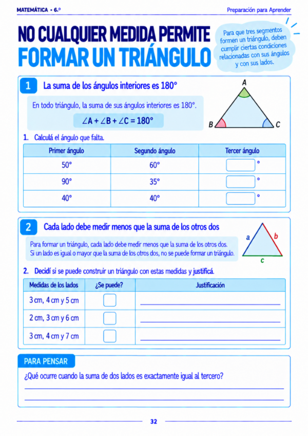 Producto - Matemática 6to grado: Preparación Prueba Aprender - 11