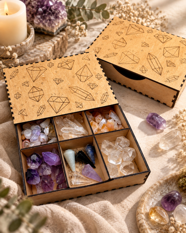 Producto - Caja Organizadora para Cristales - 6 Compartimentos - 2