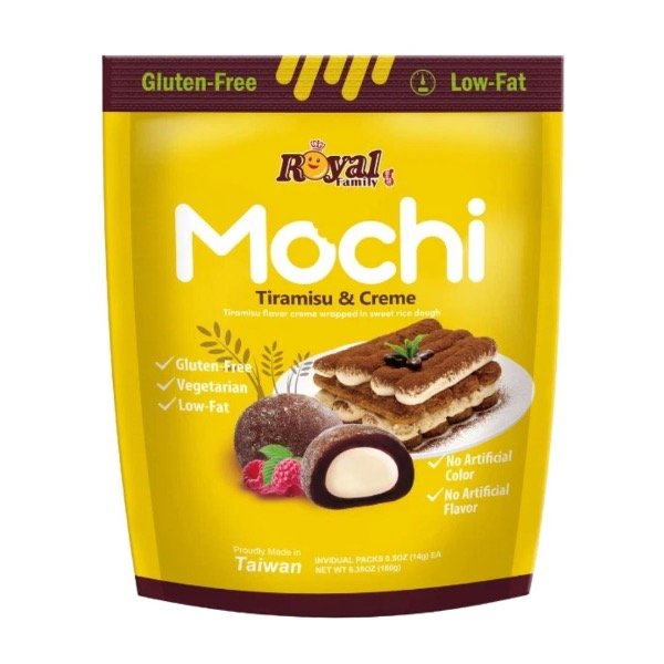 Producto - royal family mochi tiramisú y crema 180gr