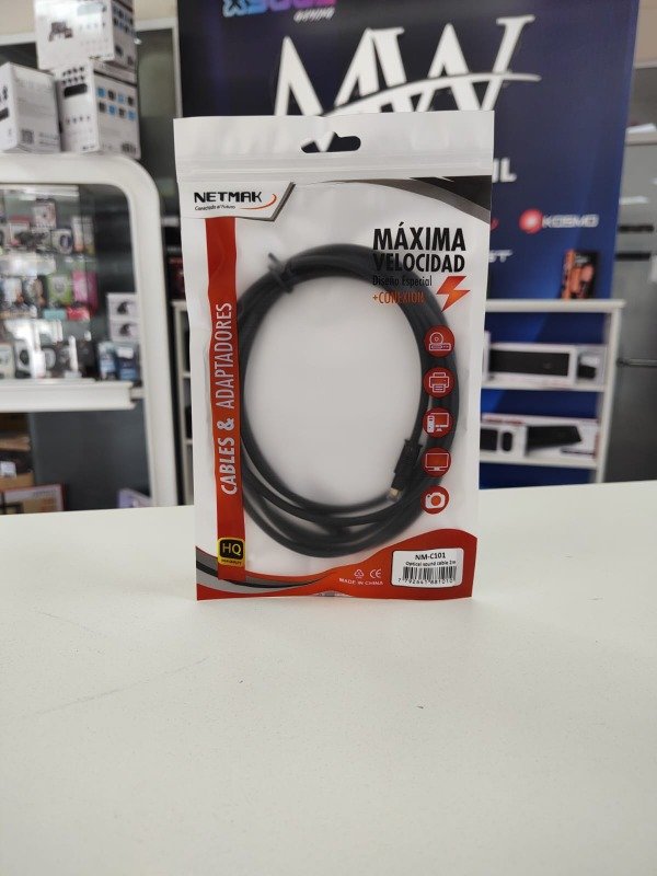 Producto - Cable Optico Digital Toslink Netmak NM-C101