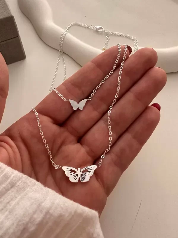 Producto - Collar doble mariposas