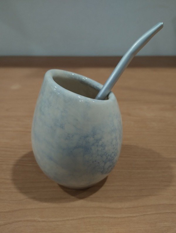 Producto - Mate burbujas celestes