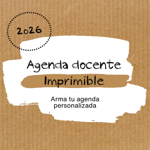 Producto - Agenda docente imprimible