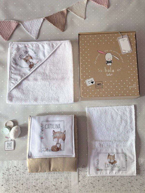 Producto - Cajita "Bien Limpito" - Zorrito Primavera