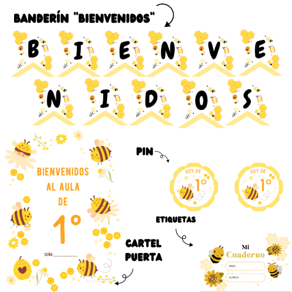 Producto - COMBO ABEJITA 2026. Primer ciclo