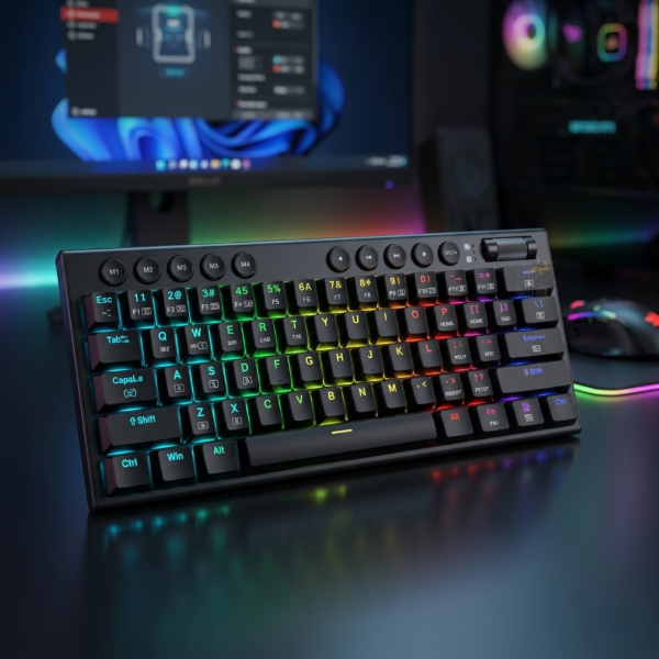 Producto - Teclado REDRAGON K632 Horus Mini Pro Black Red Switch English Wireless