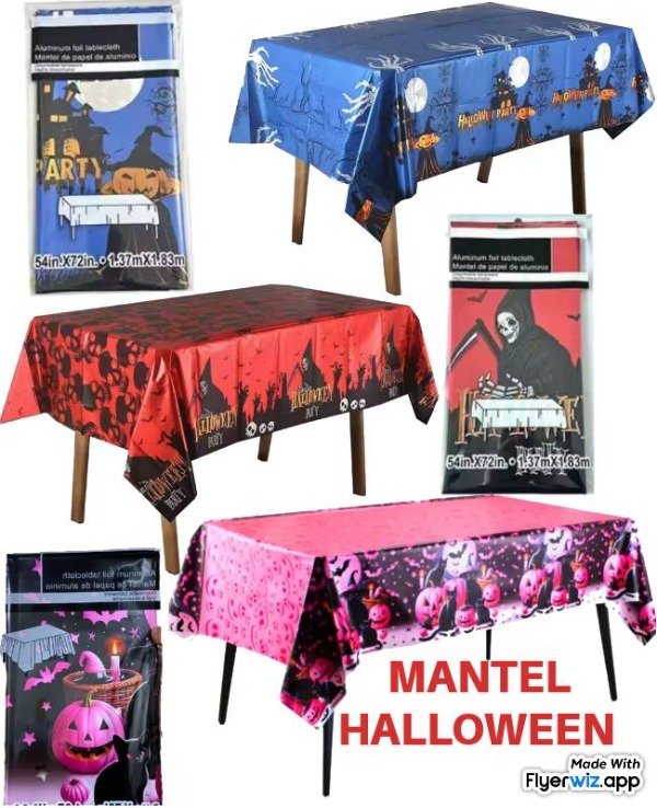 Producto - Mantel de terror varios modelos