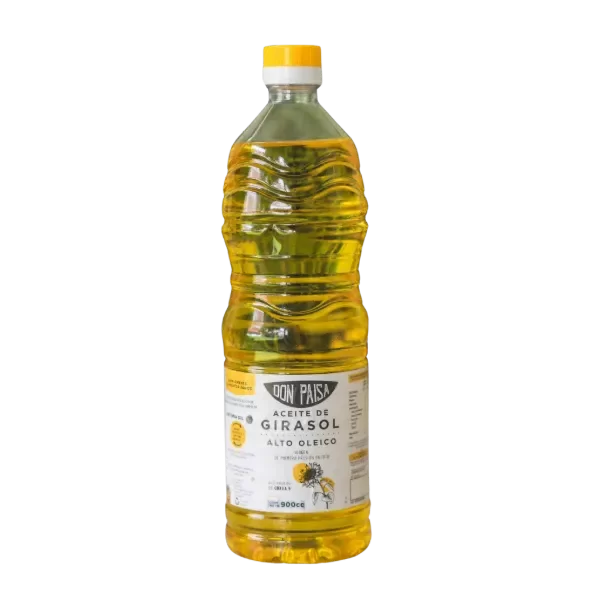 Producto - Aceite de Girasol Agroecológico Don Paisa 900 ml