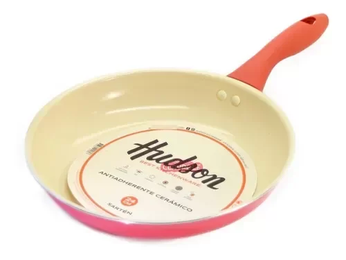 Producto - SARTEN CERAMICA N 24 COLOR ROSA HUDSON
