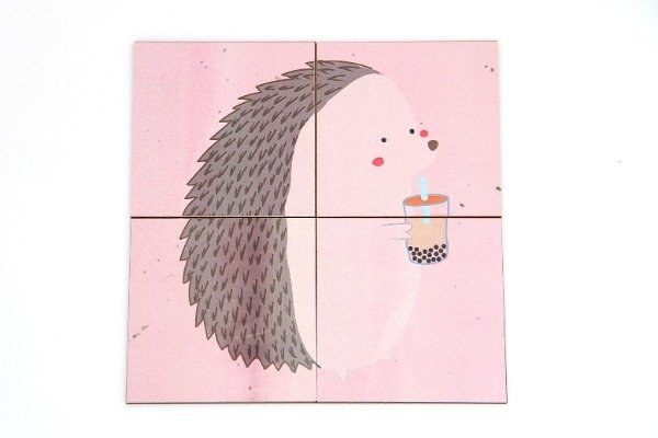 Producto - ROMPECABEZAS 4 PIEZAS ERIZO