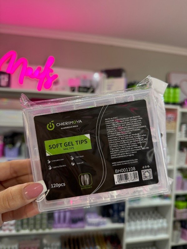 Producto - Tips soft gel 120 unid (coffin corto)