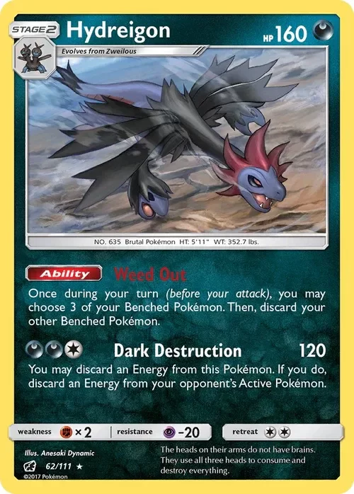 Producto - Hydreigon - 62/111 - Crimson Invasion