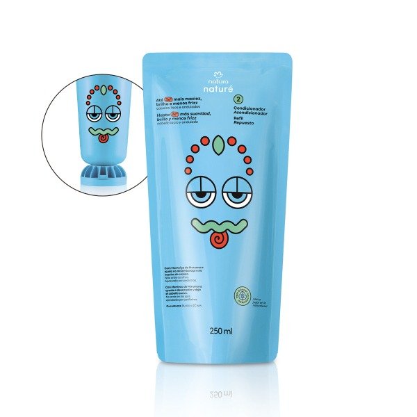 Producto - Repuesto Acondicionador para Cabellos Lacios y Ondulados Naturé 250 ml