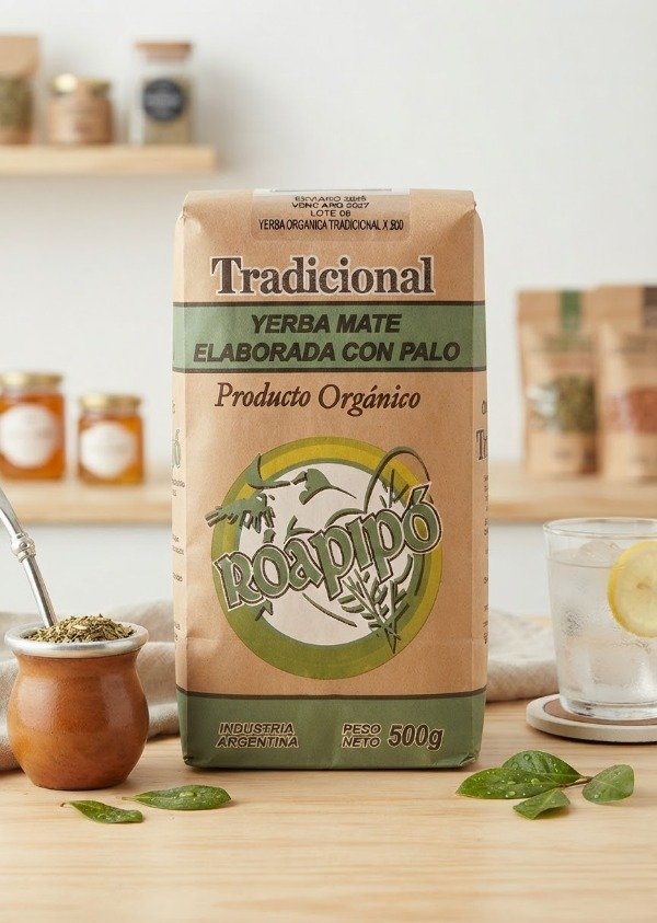 Producto - Yerba Roapipó Tradicional con Palo Organica x 500gr