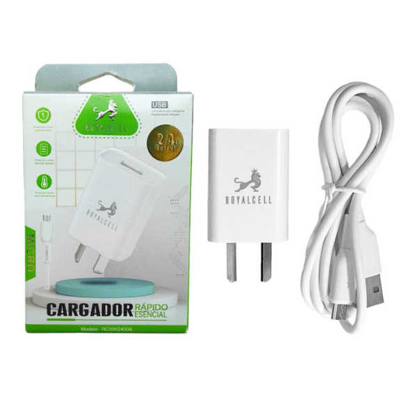 Producto - CARGADOR ROYALCELL 2.4A