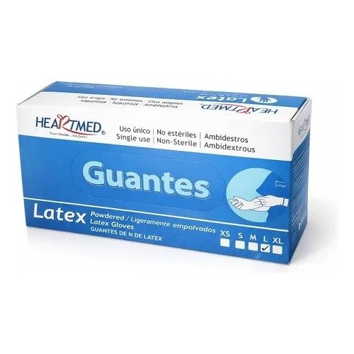 Producto - CAJA DE GUANTES DE LATEX X100 - 0