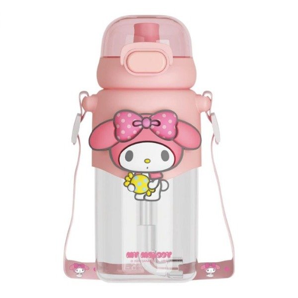 Producto - Botella infantil personajes japoneses 600 ML ROSA