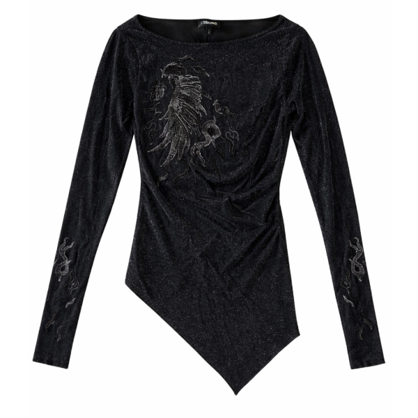 Producto - Black shiny t shirt KSK