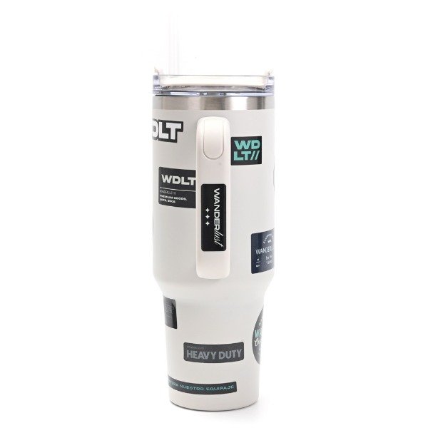 Producto - Vaso Termico con Bombilla 1200 ML BL.HUESO - WANDERLUST - 8