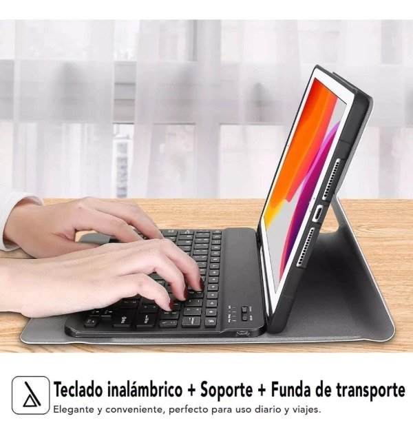 Producto - Funda IPAD con teclado MAGNETICO