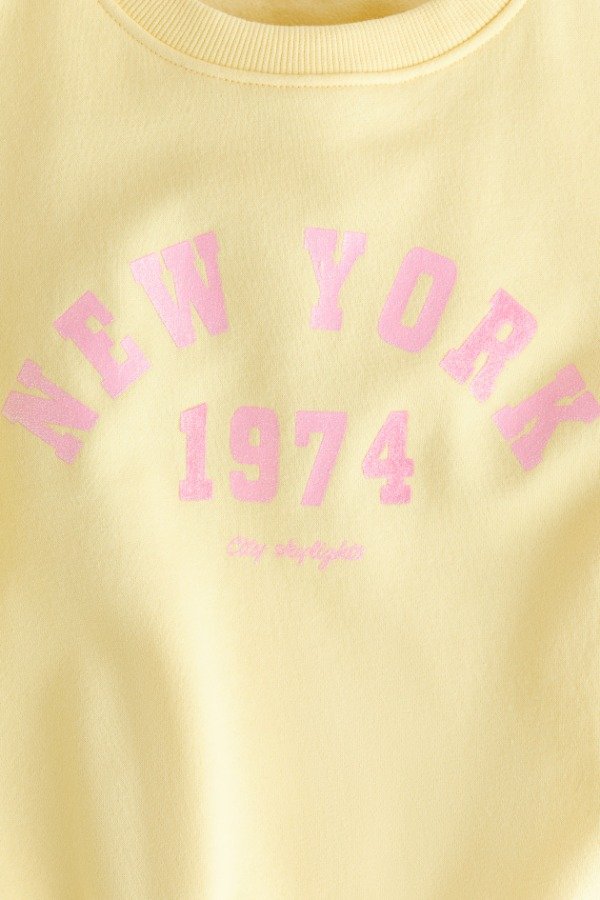 Producto - Buzo HyM New York amarillo - 1