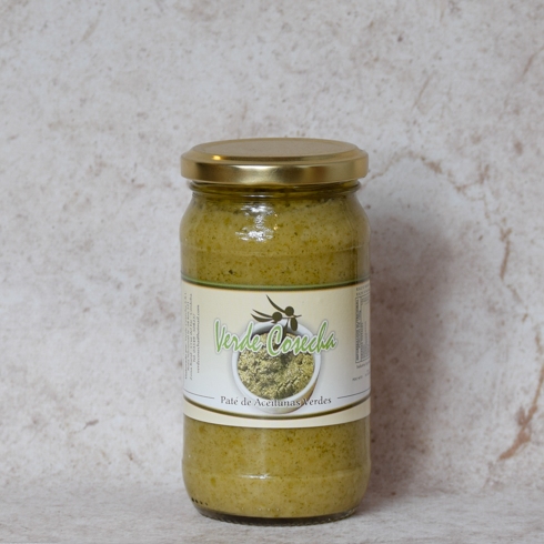 Producto - Pasta de aceitunas verdes - 360 Cc - Cuenca Oliva