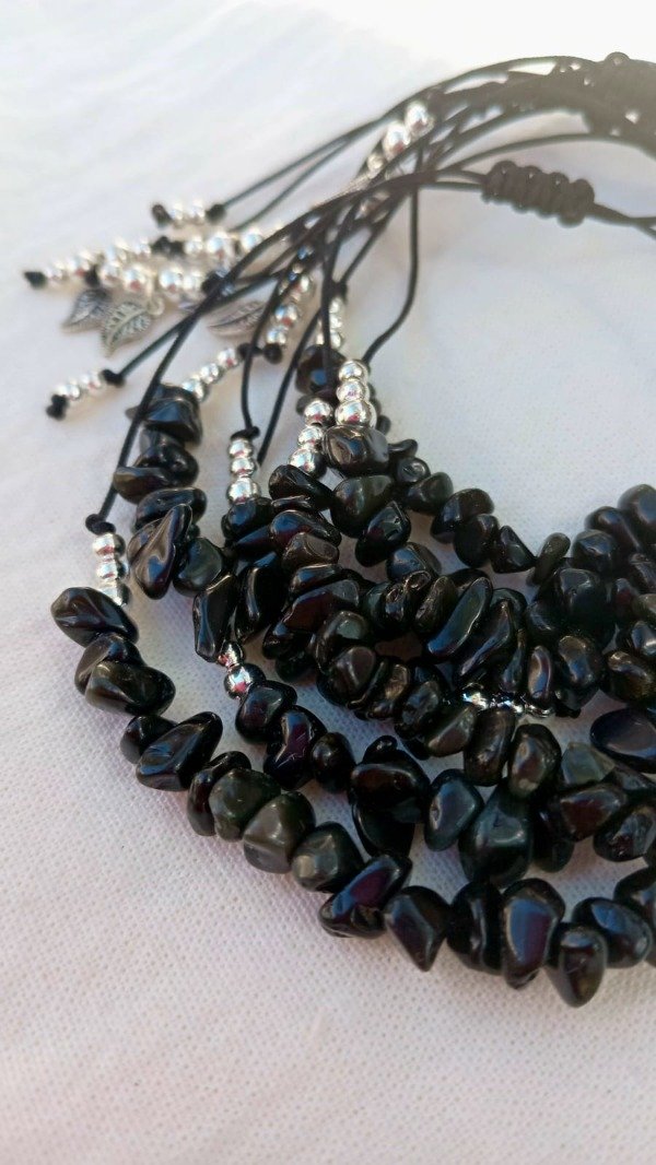 Producto - Tobipulsera Obsidiana - escallas naturales