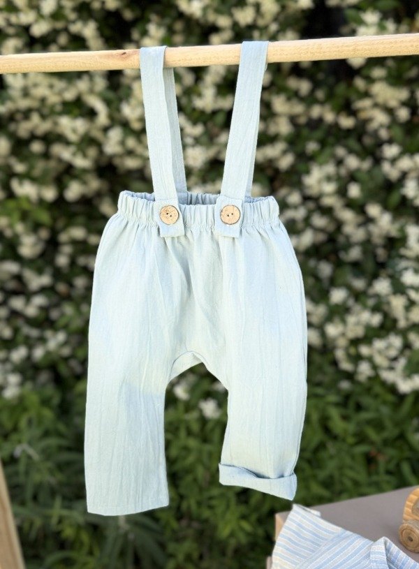 Producto - Bombacho Leñador Lino Celeste