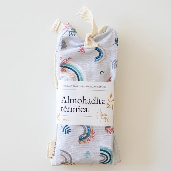 Producto - Almohadita Bebé  Arco Iris Gris