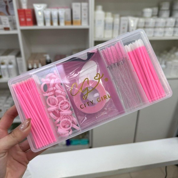 Producto - Caja CityGirl insumos pestañas