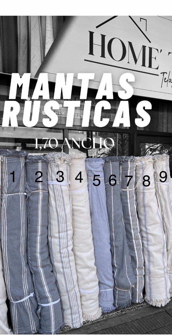Producto - MANTA RUSTICA DE PABILO