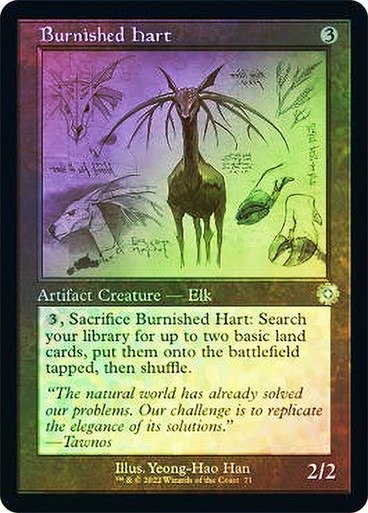 Producto - Burnished Hart (Retro Frame Foil)