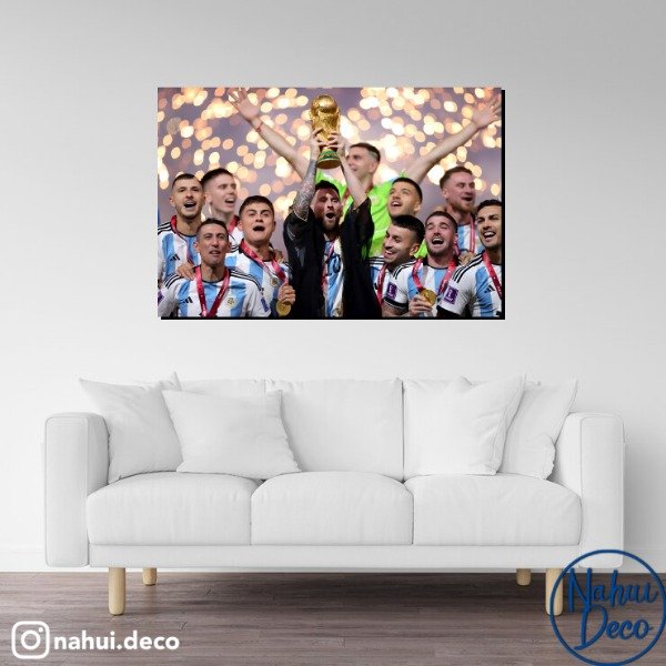 Producto - Cuadro Seleccion Argentina Qatar 22 MOD 7