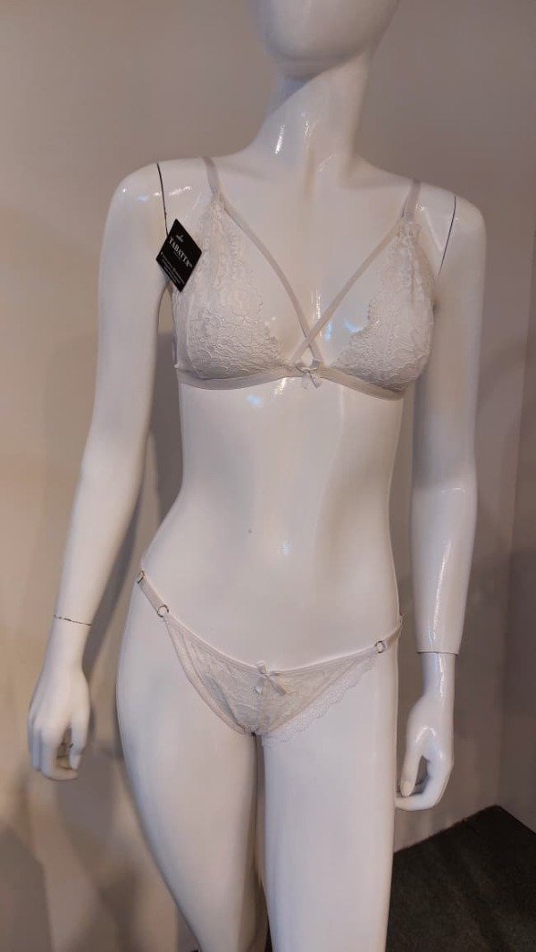 Producto - Conjunto con tiras cruzadas Blanco - 3