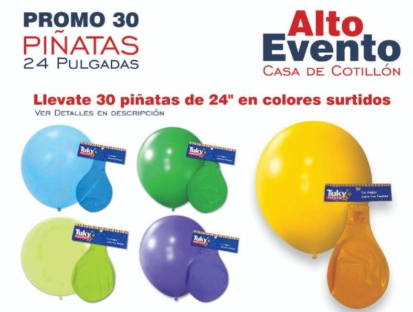 Producto - PROMO 30 PIÑATAS 24"