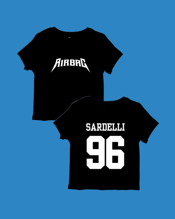 Baby Tee Sardelli - Airbag (Doble Estampa)