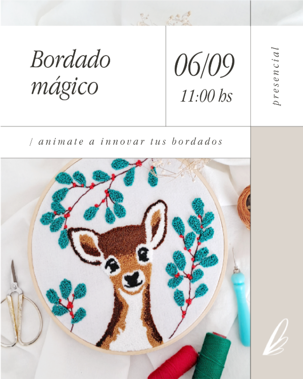 Producto - Workshop de Bordado Mágico - Punch Needle