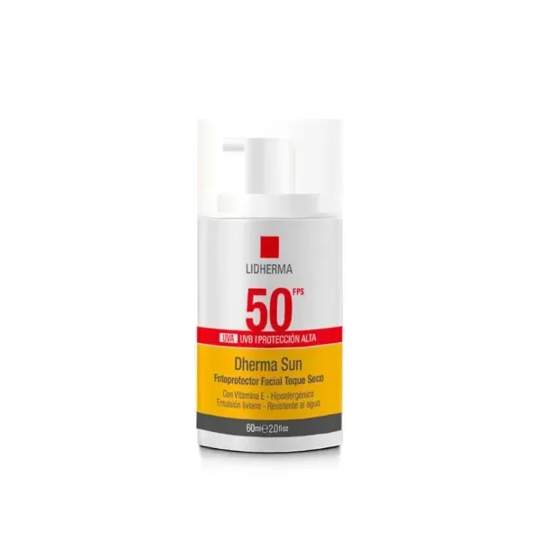 Producto - Lidherma Dherma Sun Fotoprotector Facial Toque Seco