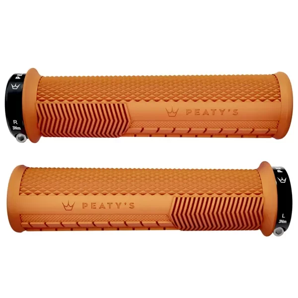 Producto - Puños Manoplas Bicicleta Mtb Peatys Monarch Grip Knurl Thin - 1