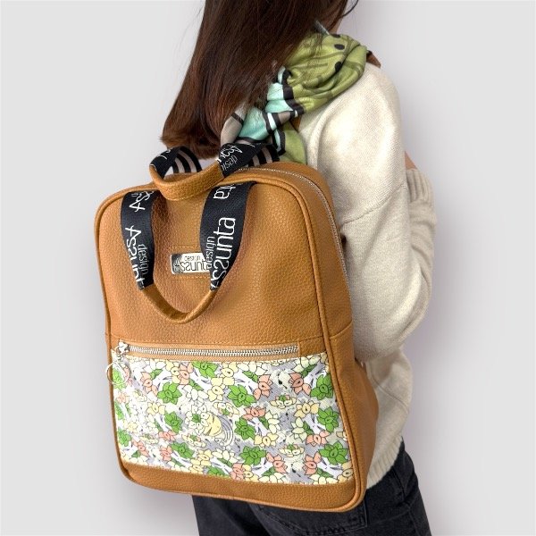 Producto - Mochila Lulú bolsillo plano Irupé 60